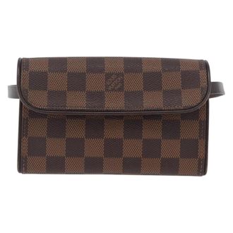 Louis Vuitton Florentine Waist Monogram Canvas Brown Canvas Handbag (Pre-Owned)