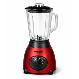 Better Chef Better Chef 500-Watt Glass Jar Blender with Stainless Steel Base