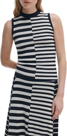 Rag & Bone Mixed Stripe Knit Tank in Salmt at Nordstrom, Size X-Small
