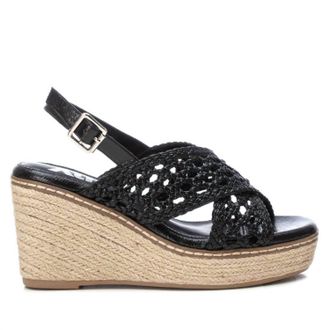 Xti Womens Wedge Sandals In Black