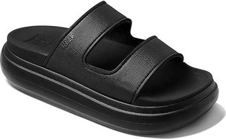 Reef Cushion Bondi 2 Bar Womens Shoes Black/Black : 10 B - Medium, Synthetic