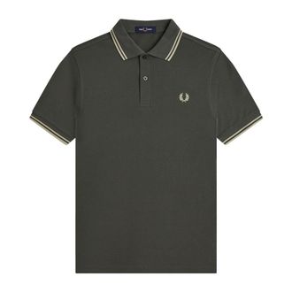 Fred Perry Polo M3600 - - Tops - Uomo - Verde - L