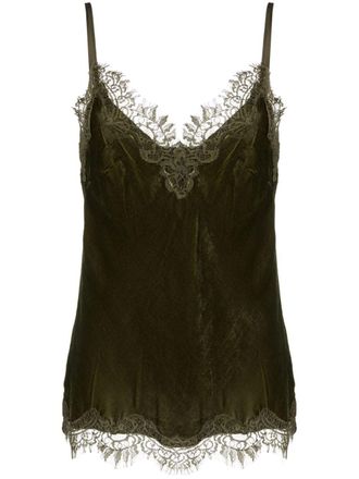 Gold Hawk Top Coco Bias Cami - Verde