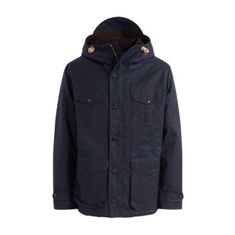 Manifattura Ceccarelli Teddy gevoerde Weekender Parka - Dames - Parka Jassen - Blauw - M - Katoen - Jassen
