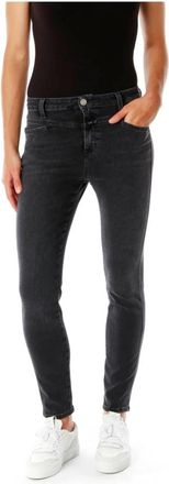 Closed Skinny Fit Jeans - Dames - Skinny Jeans - Grijs - W25 - Katoen - Jeans