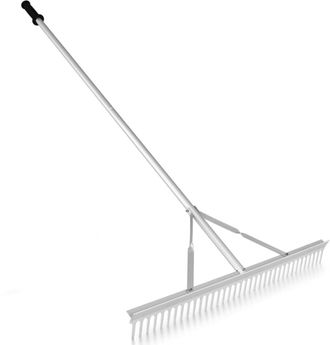 Giantex Rastrillo de aluminio para paisajes con cabeza de doble cara 174x91cm