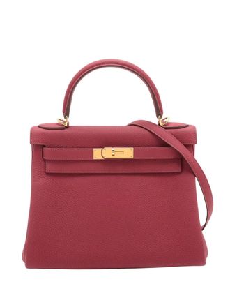 Hermès 2023 Togo Kelly II Retourne 28 satchel - Red