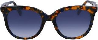 Longchamp 54mm Gradient Tea Cup Sunglasses in Havana Blue at Nordstrom Rack