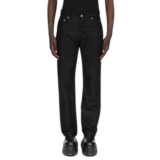 Rick Owens Broeken, Heren, Zwart, W36, Katoen, Kurdt Jeans