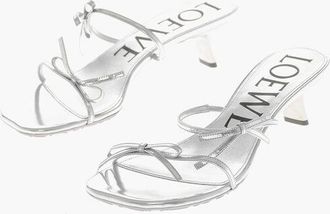 Loewe Sandali in Pelle Lam&egrave; con Tacco Kitten 4,5cm taglia 37