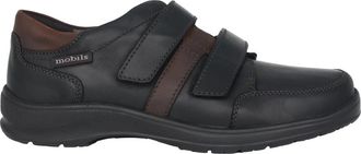 Mephisto Wijde pasvorm Velcro Sneaker - Zwart - Heren - Sneakers - Zwart - 38 1/2 EU - Schoenen