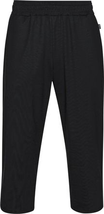 Trigema Jerseyhose TRIGEMA TRIGEMA 3/4 Freizeithose, Herren, Gr. 4XL, US-Gr&ouml;ssen, schwarz, Single Jersey, 100% Baumwolle, Basic, Hosen Jerseyhose