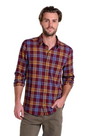 Toad & Co Mens Fletcher Long Sleeve Shirt in Port at Nordstrom, Size X-Large