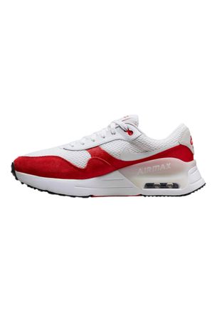 Nike Nike Air Max Systm Mens Shoes, White/White-Univ Red-Photon Dust-Black, 12.5 UK