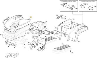STIGA Sports Cofano Super. Sdx Colore Rosso Ral3003 Originale Stiga - 325076980/0