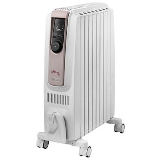 DeLonghi Digital Oil Filled Radiator, Electric Heater, Dragon 4, 2000W, TRDSX40820E.WB in White