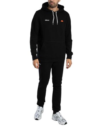 Ellesse Traccota Pullover Hoodie Trainingspak, Zwart