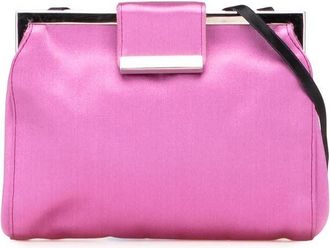 Miu Miu Pre-owned Miu Miu Satin Clasp Clutch on Strap 93A1GDK27B4V75EF