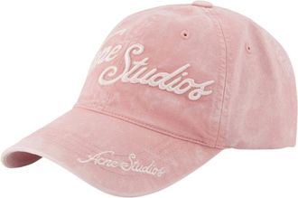 Acne Studios Accessoires, unisex, Roze, ONE Size, Katoen, Pet