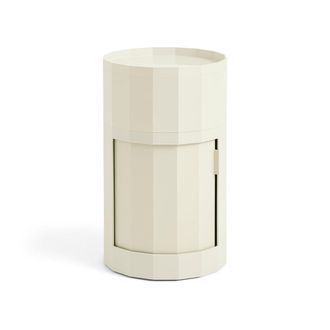 HAY FACET tall container, eggshell