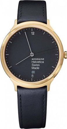 Mondaine Womens MH1-L2221-LB Helvetica Watch - Gold - One Size