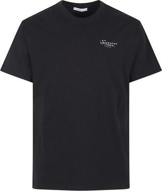 Givenchy T-Shirts, male, Black, Size: S Logo Cotton T-Shirt