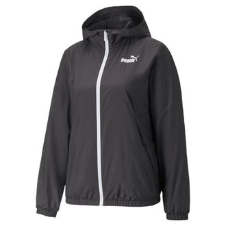 Puma (WMNS) PUMA Essential Solid Windbreaker Jacket Black 847494-01