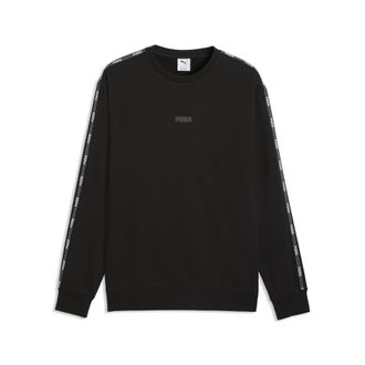 Puma Felpa con nastro da uomo, Abbigliamento, Nero, M