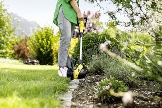 Karcher Verto Ltr 3-18 Dual Desbrozadora Inal&aacute;mbrica Negra Acero Amarillo