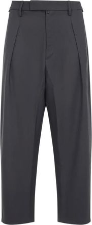 Mordecai Pantaloni plissé con righe laterali - Grigio