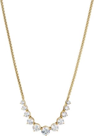 Nadri Perfect Graduated Cubic Zirconia Necklace in Gold at Nordstrom