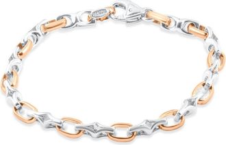 Pompeii3 Mens Link 14k Gold (31gram) or Platinum (49gram) 6mm Bracelet 8.25