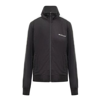 Isabel Marant Ronny Sweatshirt - male - Isabel Marant - Zip-throughs - Black - S - Sweatshirts & Hoodies