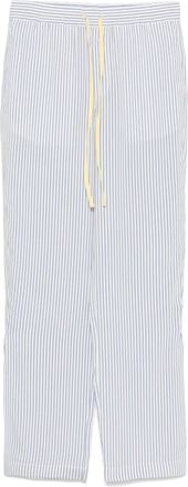 Victoria Beckham Pantaloni stile pigiama a righe - Bianco