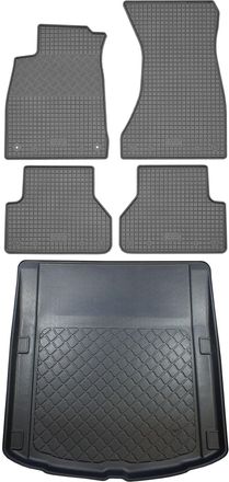 OEM Juego De Alfombrillas De Goma Para Coche Y Maletero Para Audi A5 F5 Sportback (5 Puertas) A Partir De Octubre De 2016