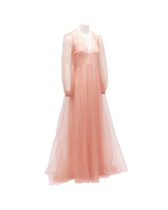 Valentino Garavani Peach Evening Womens Dress
