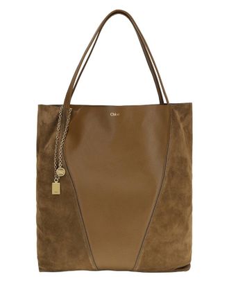 Chlo&eacute; Spin Leather Tote