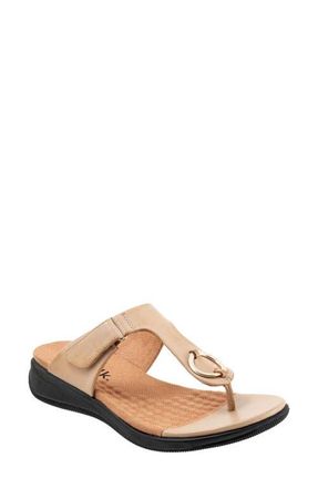 Softwalk Talara Leather Sandal in Beige at Nordstrom, Size 7.5