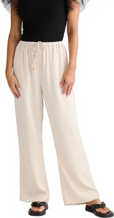 Brave & True Boulevard Pull-On Pants In Oyster
