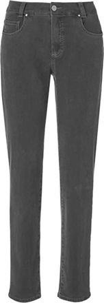 Anna Montana Dames, Jeans, Grijs, Maat: 2XL