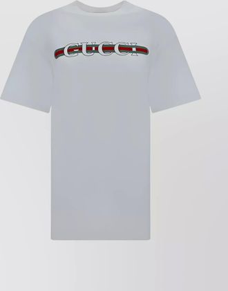 Gucci anchor monochrome crew neck t-shirt