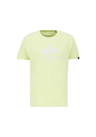 Alpha Industries T-Shirt ALPHA INDUSTRIES Basic T-Shirt BL, Herren, Gr. XXL, gr&uuml;n (arctic lime), Obermaterial: 100% Baumwolle, Shirts T-Shirt