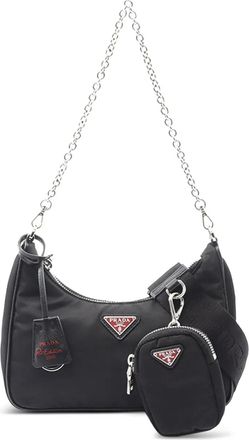 Prada 2005 Tessuto Re-Edition 2005 shoulder bag - Black