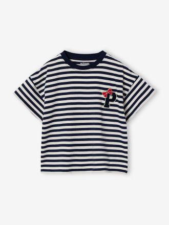 Vertbaudet T?Shirt M&auml;dchen mit gesticktem Buchstaben marine