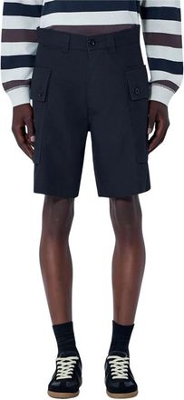 Margaret Howell Utility Cargo Shorts - Heren - Korte Broeken - Zwart - L - Katoen - Korte Broeken