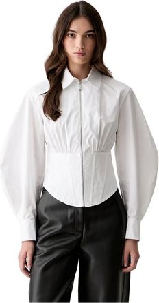 Karl Lagerfeld Donna, Camicette, Bianco, S, new
