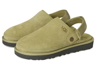 UGG Goldencoast Clog II Mens Lace-up Boots Muted Brass/ Magnolia Leaf : 11 D - Medium, Suede