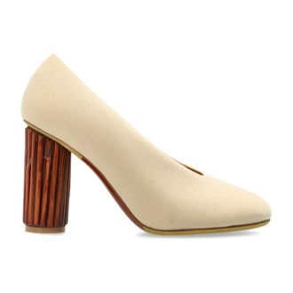 Moschino Pumps, female, Beige, Size: 8 1/2 US Cotton Pumps