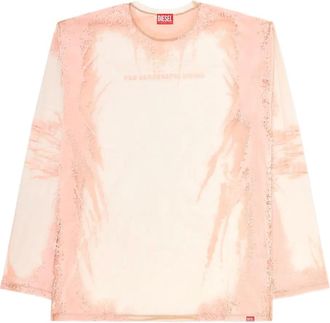 Diesel T-shirt Remaster Capsule T-Hassan-LS-A - Rosa