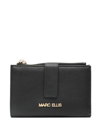 Marc Ellis logo-plaque wallet - Black